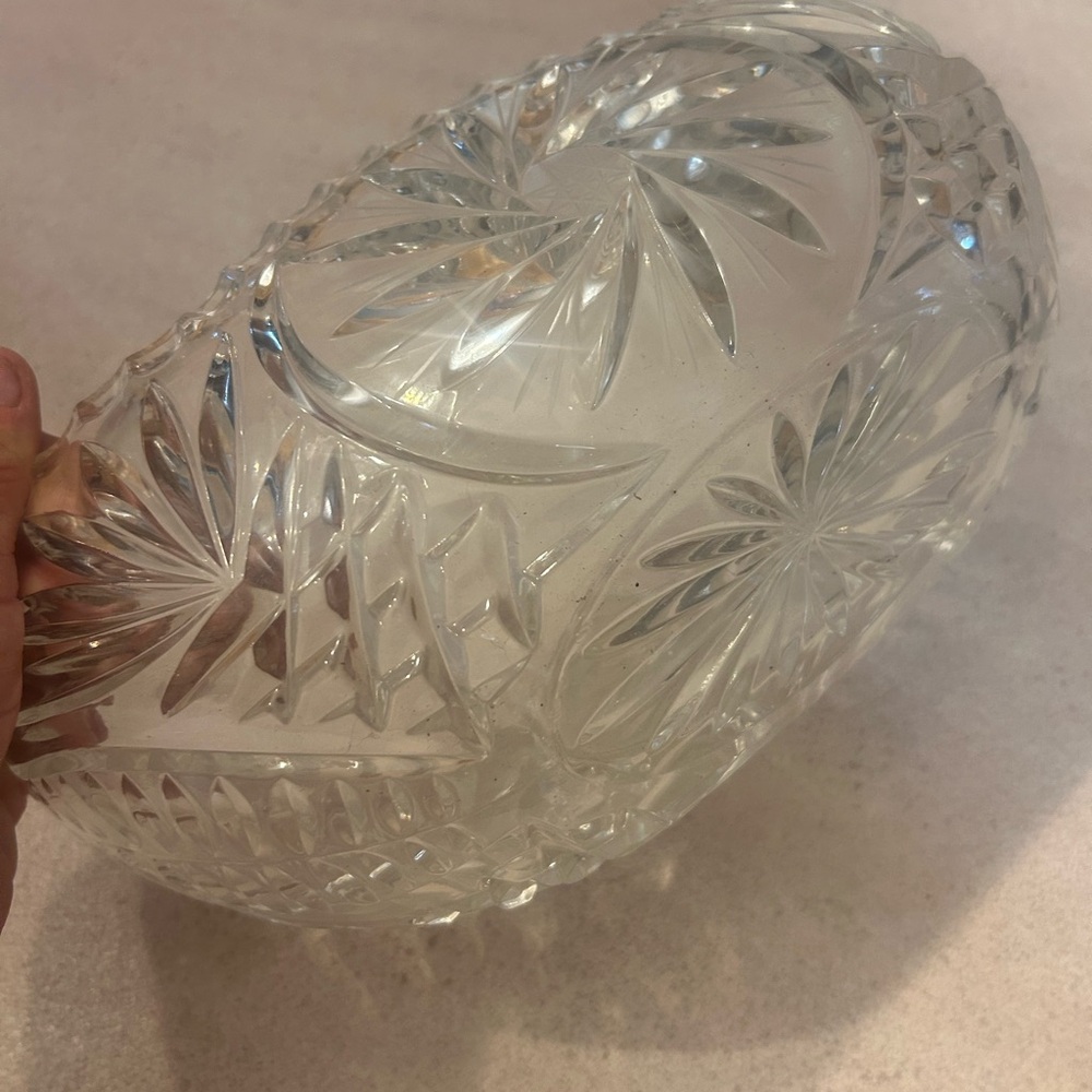 Star of David Crystal lead bowl
